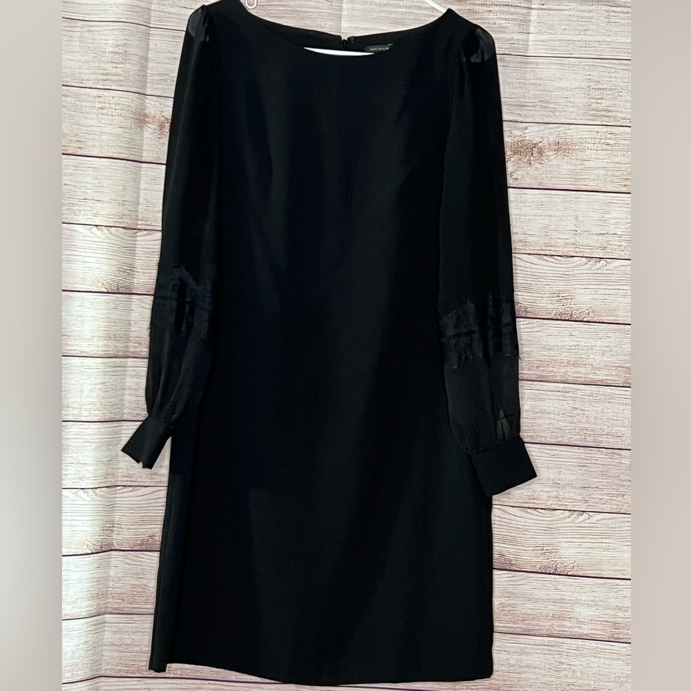 Ann Taylor Black dress with Lace detail